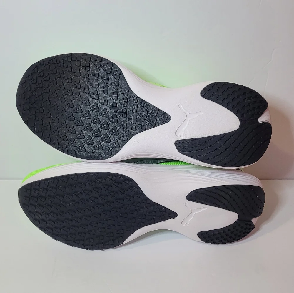 Puma Scend Pro Neon Green Running Shoes Mens Size 9.5